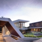 Maison Spectaculaire géométrie affichée par Andrew Road House à Singapour