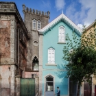 Maison Substitution de rénovation de l'édifice historique au Portugal : le Chalet de trois cuspides