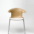 Meuble Sophistiqué chaise avec une apparence de jeunesse : boucle de bois 3D