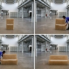 Meuble Hallucinants : baguettes de 8 000 utilisés par Yuya Ushida pour créer un canapé escamotable