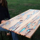 Meuble Faire vos propres meubles d'embrasé : Bricolage Table de Glow-in-the-Dark Brown Mat