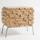 Meuble Stockage meubles en Secret : tas de bois par Boris Dennler