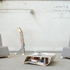 Meuble Collection de meubles pratiques de lecture avec espace de rangement intégré