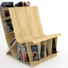 Meuble Chaise non conventionnel et bibliothèque Miniature : Bookseat