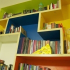 Meuble Bibliothèque de Tetris coloré pour une chambre de bonne humeur