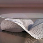 Meuble Inspiré par la légèreté Fine de Textile : Wave Table basse