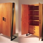Meuble Antoine Proulux ’ s Armoire en bois sert de Cabinet Media