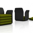 Meuble Outch fauteuil – un cadre avec quatre oreillers