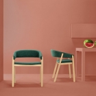 Meuble Mobilier minimaliste Duo améliorant espaces modernes : Oslo chaise & banc de Valentino