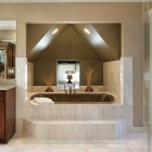Salle de bain Chic diamant cuivre Spas Piscina Drop-in Tub