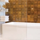 Salle de bain Carrelage salle de bain vitrée ambre création étonnante salle de bains intérieurs