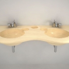 Salle de bain Beau moderne bois imperméable à l'eau coule par UWD