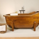 Salle de bain Baignoires de bois fabriqués par Stolis transformer votre salle de bains en un Spa