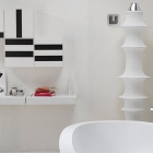 Salle de bain Aujourd'hui ’ s thème : noir et blanc