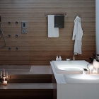 Salle de bain Bathroom Fixtures de Toto, charme Oriental à son meilleur moderne