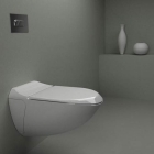 Salle de bain Système de toilette intelligente qui utilise l'eau de douche pour rincer