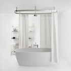 Salle de bain Barre de rideau de douche Cooper de Agape Design