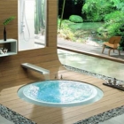 Salle de bain Créer une atmosphère de salle de bain relaxant avec série de baignoire à débordement par KÄSCH
