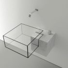 Salle de bain Lavabo minimaliste avec une apparence presque surréaliste : bassin de Kub