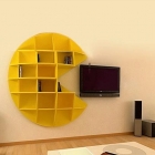 Salon Bibliothèque inspiré par le jeu de Pac Man