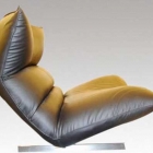 Salon Chaise de salon en cuir par Vittorio Varo